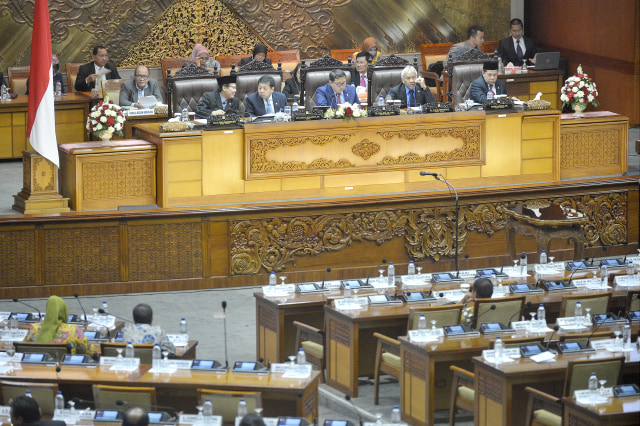Rapat Paripurna DPR RI (Foto: Yudhi Mahatma/Antara)