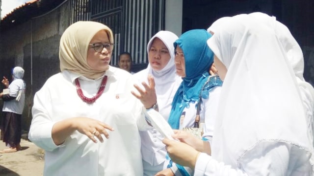 Istri Anies Baswedan Fery Farhati. (Foto: Fahrian/kumparan)