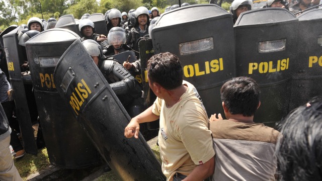 Ilustrasi bentrokan Foto: Nyoman Budhiana/antara