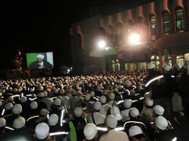 Pengajian Majelis Rasulullah (Foto: Facebook Majelis Rasulullah Di Masjid Al Munawar Pancoran Jakarta Selatan)