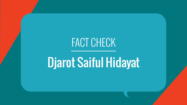 Djarot Saiful Hidayat. (Foto: Bagus Permadi/kumparan)