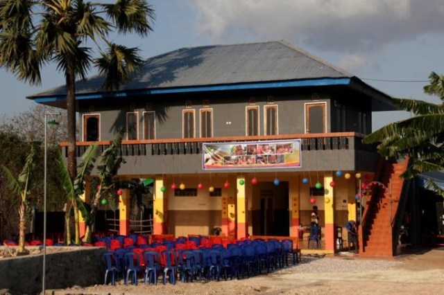Gedung sekolah Panti Asuhan Roslin. (Foto: Dokumentasi pribadi Budi Soehardi)