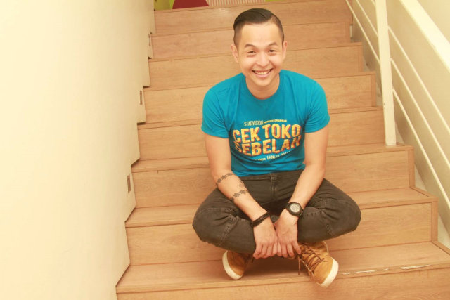 Ernest Prakasa, pemain film Cek Toko Sebelah. (Foto: Munady Widjaja/kumparan)