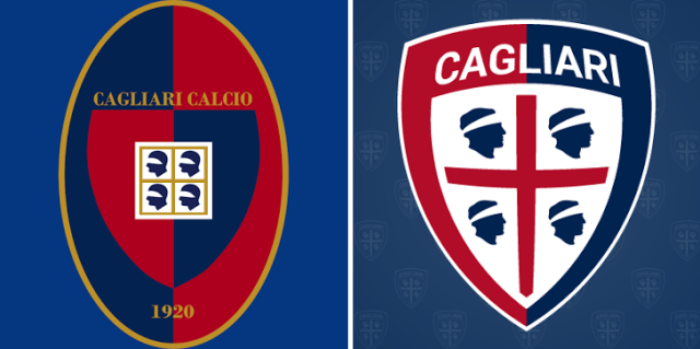 Perubahan logo Cagliari (Foto: Wikimedia)