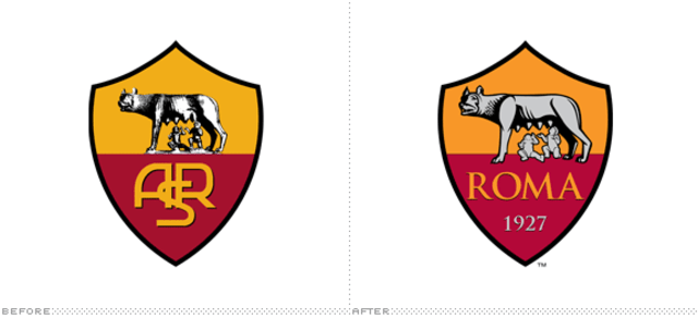 Perubahan logo Roma (Foto: Under Consideration)