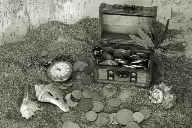 Isi dari harta karun (ilustrasi). (Foto: pixabay.com)