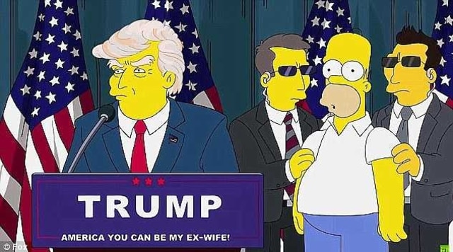 Presiden Trump dan The Simpson