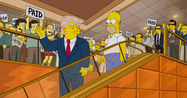 Presiden Trump dan The Simpson (1)