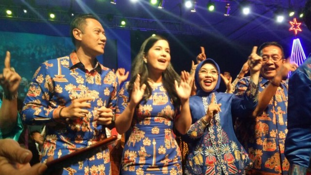 AHY, Annisa Pohan, dan Sylviana Murni (Foto: Nadia Jovita/kumparan)