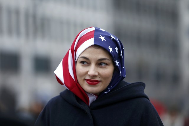 Women's March di Berlin, Jerman. (Foto: Hannibal Hanschke/Reuters)