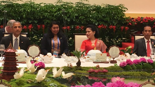 Marlisa W Soepeno dalam acara Presiden Jokowi. (Foto: Dok. Pribadi Marlisa W Soepeno)