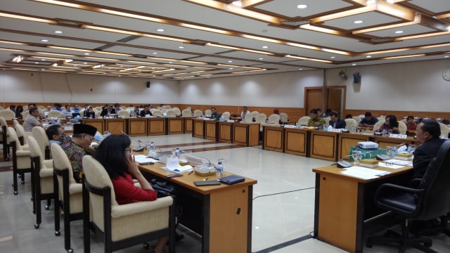 Rapat dengar pendapat. (Foto: Viry Alifiyadi/kumparan)