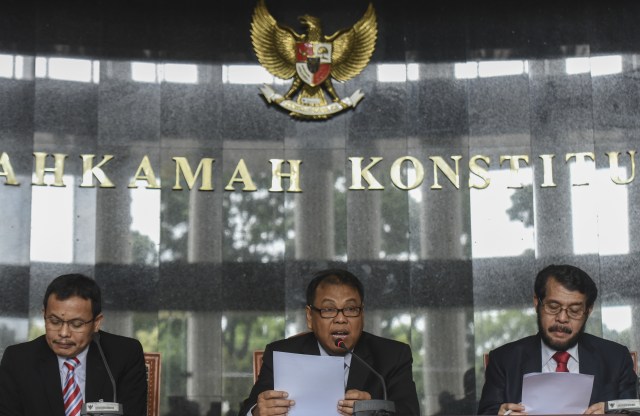 Ketua Mahkamah Konstitusi Arief Hidayat. (Foto: Hafidz Mubarak/Antara Foto)