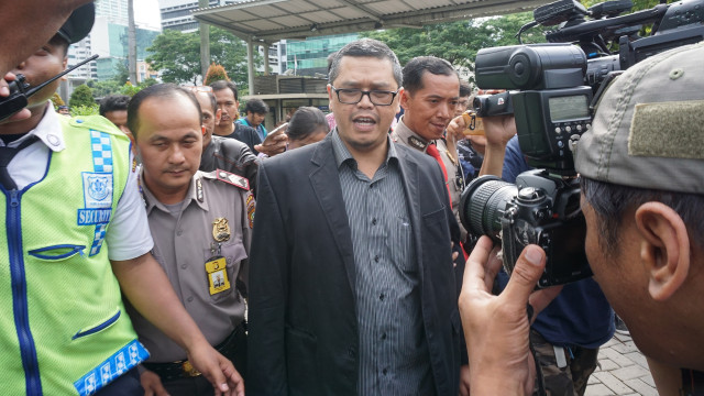 Yudi Widiana diperiksa oleh KPK sebagai saksi. (Foto: Aditia Noviansyah/kumparan)