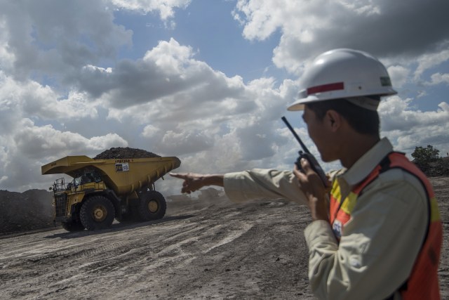 Ilustrasi tambang batu bara (Foto: Sigid Kurniawan/Antara)