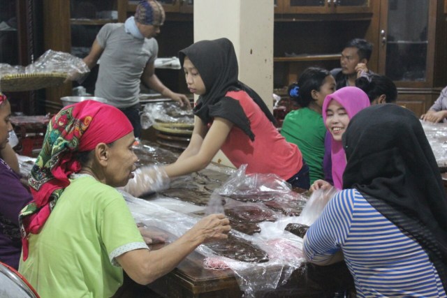 Proses Pembuatan Kue Keranjang Foto: Dok. Novan Nurul Alam