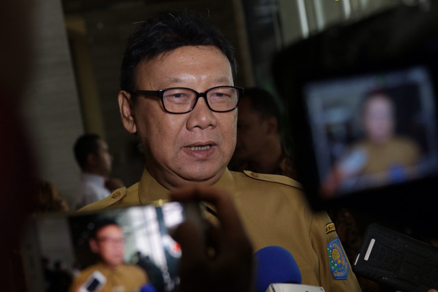 Mendagri hadiri rapat koordinasi nasional. (Foto: Fanny Kusumawardhani/kumparan)