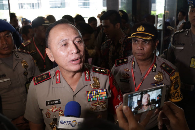 Muhammad Iriawan dalam rapat koordinasi nasional (Foto: Fanny Kusumawardhani/kumparan)