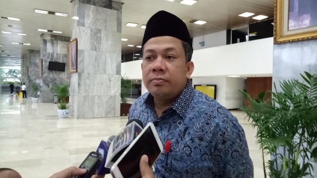 Fahri Hamzah di Gedung Nusantara III. (Foto: Viry Alifiyadi/kumparan)