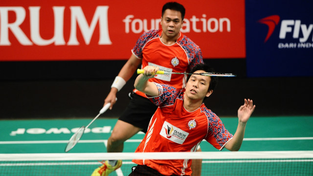 Kido dan Hendra di tahun 2014. (Foto: Robertus Pudyanto/Getty Images)