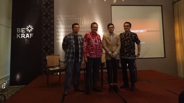 Konferensi Pers Bekraf di The Hermitage, Menteng (Foto: Nadia Jovita Injilia Riso/kumparan)