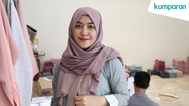 Bisnis online Vanilla Hijab (Foto: Resnu Dwi Andika/kumparan)