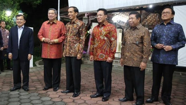 Joko Widodo dan SBY (Foto: Dok. Facebook Susilo Bambang Yudhoyono)