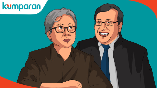 Ilustrasi Dwi Soetjipto (kiri) dan Ahmad Bambang (Foto:  Muhammad Faisal Nu'man/kumparan)