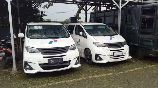 Mobil Listrik Pertamina yang disita. (Foto: Teuku Muhammad Valdy Arief/kumparan)