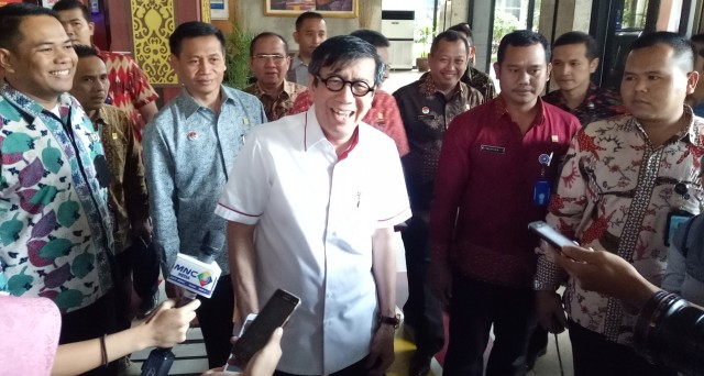 Yasonna Laoly tidak bisa hadir ke KPK. (Foto: Teuku Muhammad Valdy Arief/kumparan)