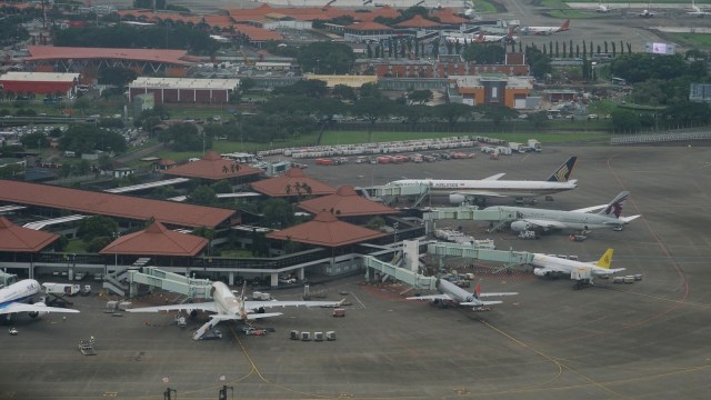 Ilustrasi Pesawat di Bandara. Foto: Aditia Noviansyah/kumparan