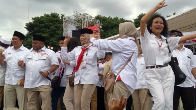 Fadli Zon dan Sohibul Iman, kampanye Anies-Sandi. (Foto: Wandha Hidayat/kumparan)