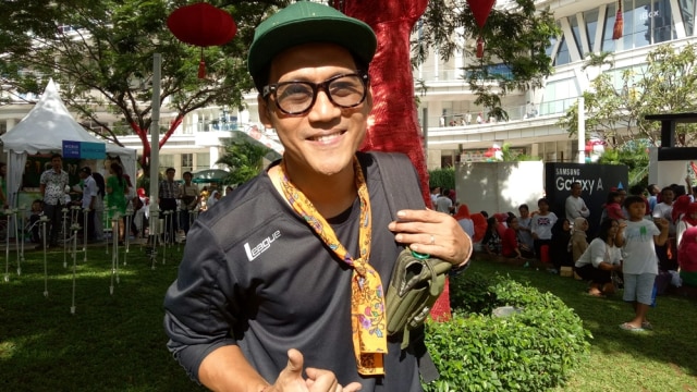 Nugie dalam Acara World Cancer Day. Foto: Mustika Sari/kumparan