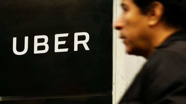 Kantor Uber di Queens, New York. (Foto: Brendan McDermid/Reuters)