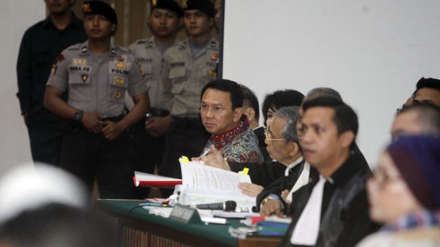 Sidang ke-9 Ahok. (Foto: POOL/Isra Triansyah)