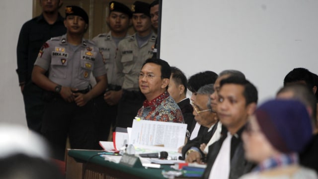Sidang ke-9 Ahok. (Foto: POOL/Isra Triansyah)