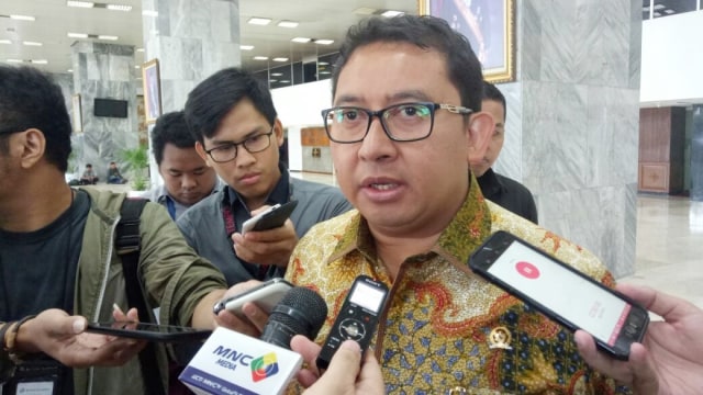 Fadli Zon di gedung DPR. (Foto: Fahrian Saleh/kumparan)