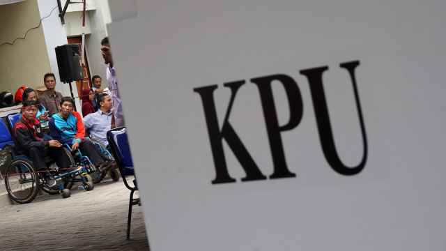 Simulasi pencoblosan Pilkada DKI. Foto: Aditia Noviansyah/kumparan