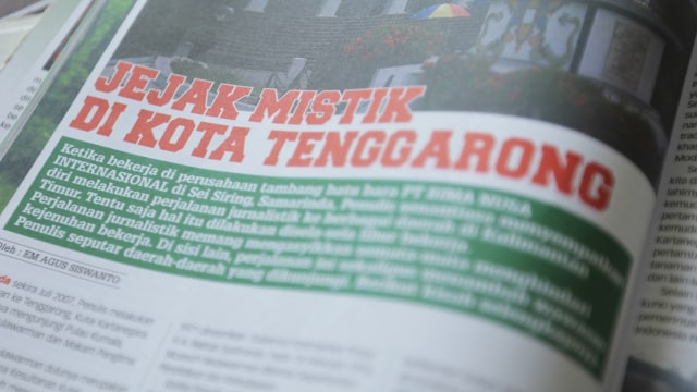 Bagian dalam Majalah Misteri. (Foto: Ridho Robby/kumparan)