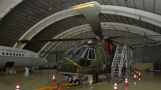 Helikopter AgustaWestland -101. (Foto: Pool)