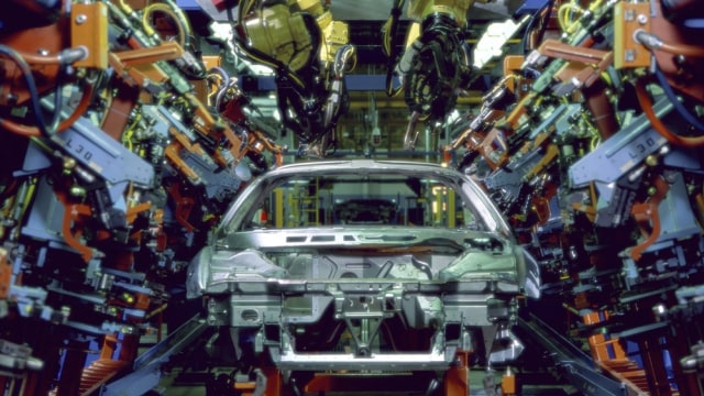 Ilustrasi pabrik otomotif (Foto: Thinkstock)