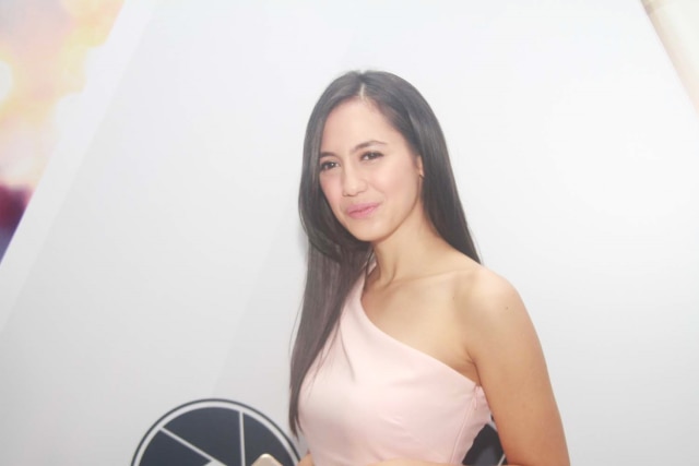 Pevita Pearce di acara VIVO. (Foto: Munady Widjaja/kumparan)
