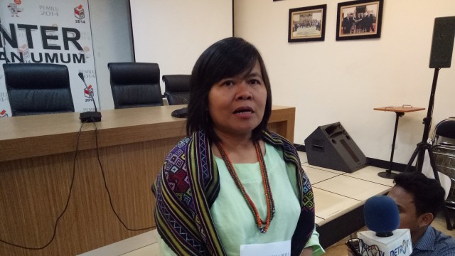 Wakil Ketua Komnas Perempuan di Kantor KPU RI (Foto: Mustaqim Amna/kumparan)