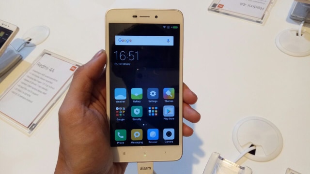 Xiaomi Redmi 4A. (Foto: Jofie Yordan/kumparan)