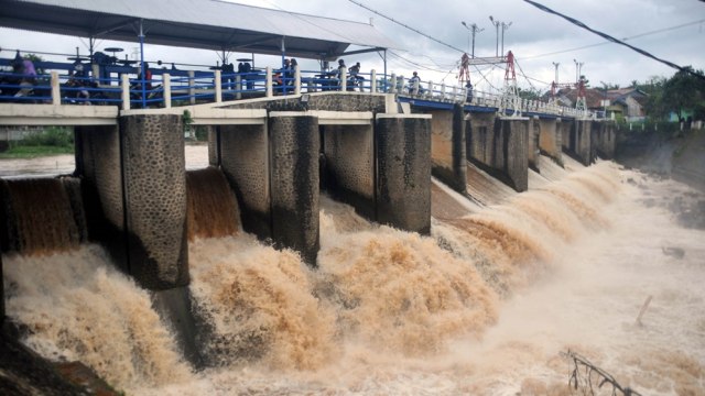 Bendung Katulampa Foto: Yulius Satria Wijaya/Antara