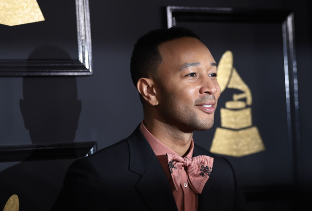 John Legend di acara Grammy Awards. Foto: Lucy Nicholson/Reuters