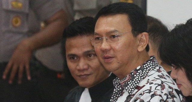 Terdakwa kasus dugaan penistaan agama, Ahok. (Foto: Antara/Ramdani)