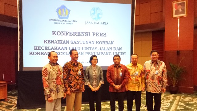 Konpers Jasa Raharja terkait kenaikan santunan (Foto: Edy Sofyan/kumparan)
