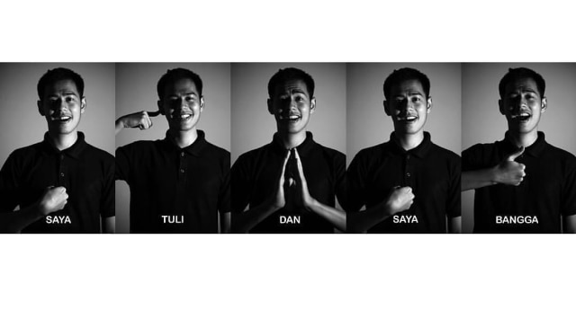 Saya Tuli dan Saya Bangga. (Foto: Instagram @vinaswag89)