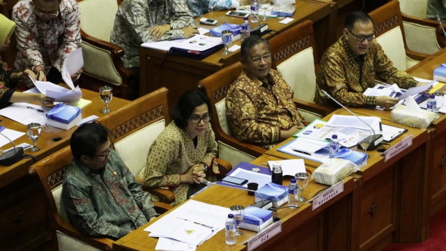 Sri Mulyani, Darmin Nasution dan Agus Martowardojo (Foto: Fanny Kusumawardhani/kumparan)